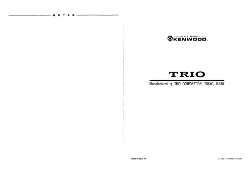 HiFi Stereo Amplifier W-41U; Kenwood, Trio- (ID = 2388216) Ampl/Mixer