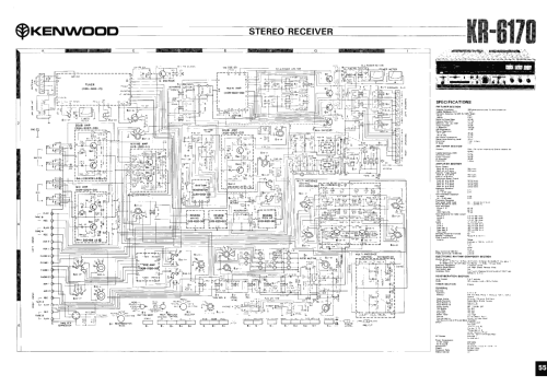 Stereo Receiver KR-6170; Kenwood, Trio- (ID = 1940342) Radio