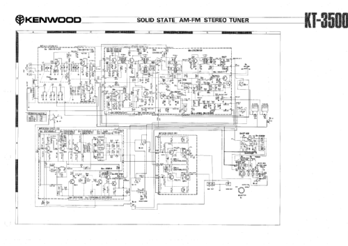 Solid State AM-FM Stereo Tuner KT-3500; Kenwood, Trio- (ID = 1980455) Radio