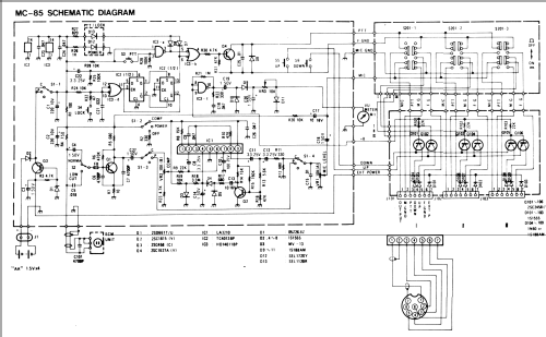 MC-85; Kenwood, Trio- (ID = 800332) Micrófono/PU