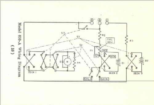 Transistor Tester 690-A; Triplett Electrical (ID = 2380270) Equipment