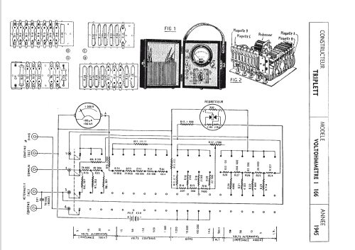 Multimeter I 166 ; Triplett Electrical (ID = 819796) Equipment