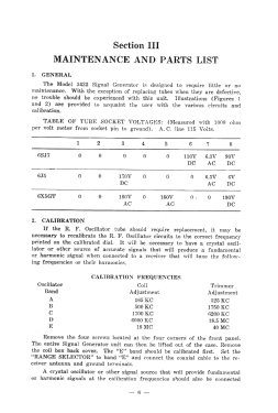 Test Oscillator 3432; Triplett Electrical (ID = 2956307) Equipment