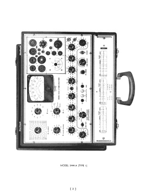 Tube Analyzer 3444-A; Triplett Electrical (ID = 2956635) Equipment