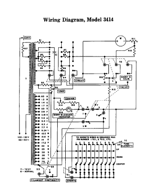 Tube Tester 3414; Triplett Electrical (ID = 2956336) Equipment