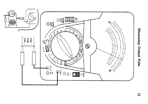 Volt-Ohm-Meter 630-NA; Triplett Electrical (ID = 1981707) Equipment