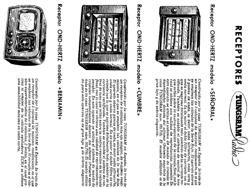 Señorial ; Tungsram Radio S.L. (ID = 215985) Radio