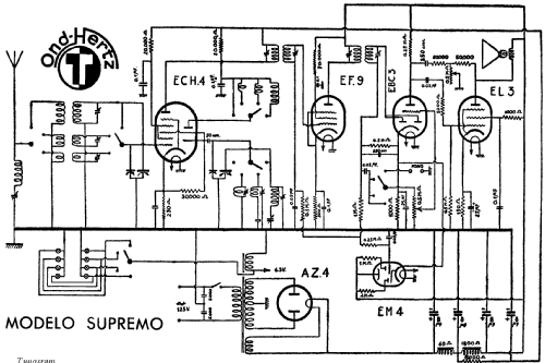 Supremo ; Tungsram Radio S.L. (ID = 215998) Radio