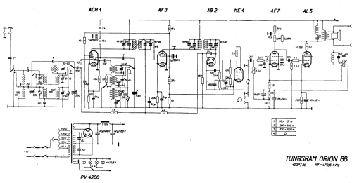 Tungsram Orion 88; Orion; Budapest (ID = 95402) Radio