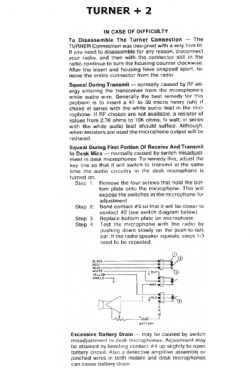 SSB+2 Transistorized ; Turner Co. The; (ID = 2705493) Microphone/PU