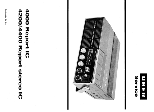 Report Stereo IC 4400; Uher Werke; München (ID = 2151510) R-Player