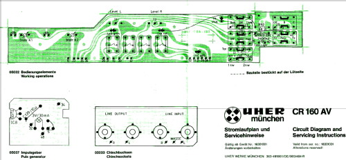 CR 160 AV; Uher Werke; München (ID = 950615) R-Player