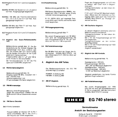 EG740; Uher Werke; München (ID = 897878) Radio