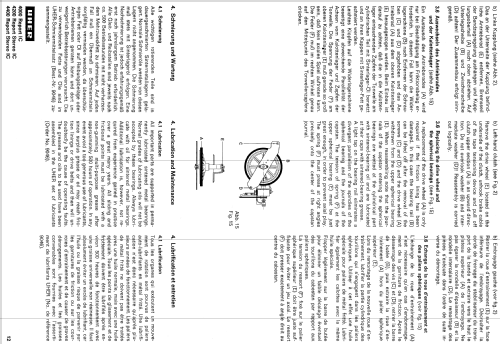 Report 4000 IC; Uher Werke; München (ID = 948679) Sonido-V