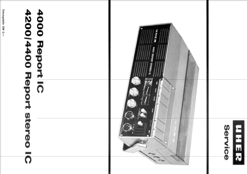 Report 4000 IC; Uher Werke; München (ID = 948686) Sonido-V