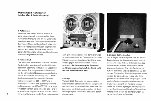 Variocord Stereo 263; Uher Werke; München (ID = 524747) R-Player