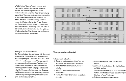 Variocord Stereo 263; Uher Werke; München (ID = 524749) R-Player