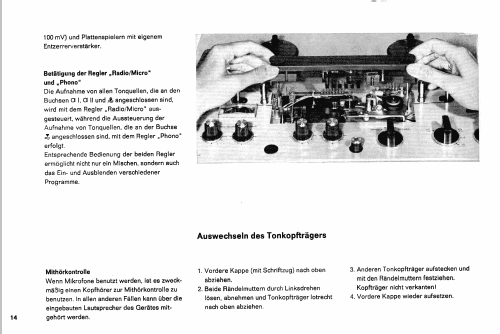 Variocord Stereo 263; Uher Werke; München (ID = 524757) R-Player