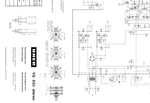 VG850; Uher Werke; München (ID = 1725900) Ampl/Mixer