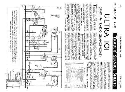 101 ; Ultra Electric Ltd.; (ID = 1031243) Radio