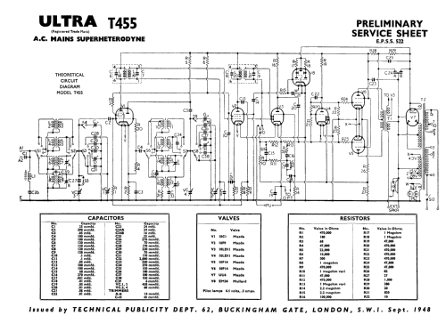 T455; Ultra Electric Ltd.; (ID = 713198) Radio