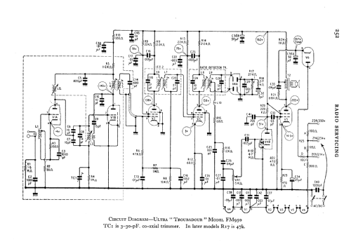 Troubadour FM950; Ultra Electric Ltd.; (ID = 576815) Radio