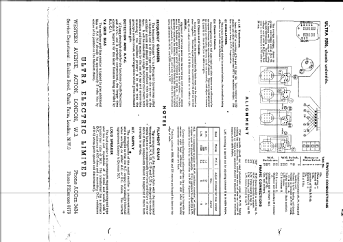 Twin R586; Ultra Electric Ltd.; (ID = 1592079) Radio