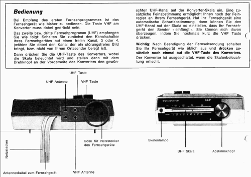 Convair UHF-Konverter ; Ultron-Elektronik (ID = 1516733) Converter