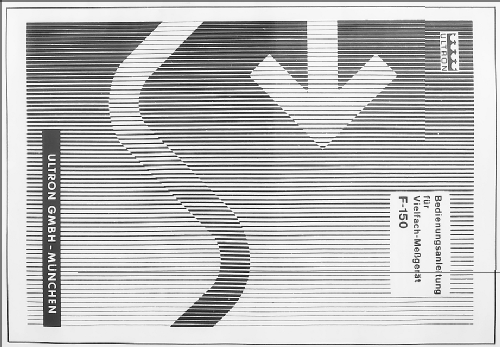 Vielfach-Messgerät F-150 FET VOM; Ultron-Elektronik (ID = 2522807) Equipment
