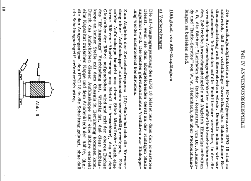 Hochfrequenz-Prüfsender HPG-18; Ultron-Elektronik (ID = 456682) Ausrüstung