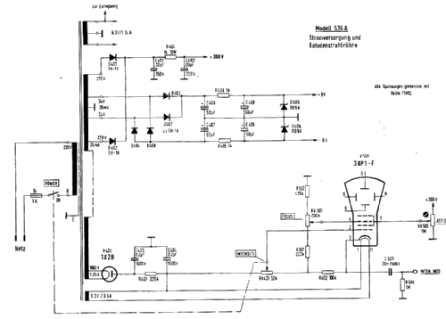 Oszilloscope 536A; Ultron-Elektronik (ID = 2072590) Equipment