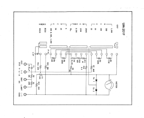 Vielfach-Messinstrument UM 201 F; Ultron-Elektronik (ID = 1700034) Ausrüstung