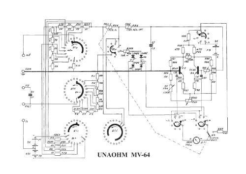 Multimetro analogico MV-64; Unaohm Start, Ohm, E (ID = 2572920) Equipment