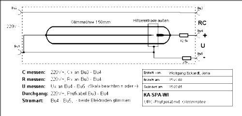 Glimmlampen-Messinstrument URC ; Schumann, Rudolf; wo (ID = 176169) Ausrüstung