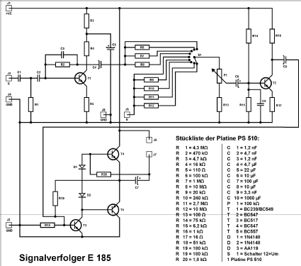 Signalverfolger E185G; UNBEKANNTE FIRMA D / (ID = 576702) Equipment