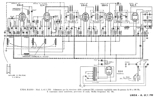 A61/1 FM; Unda Radio; Como, (ID = 261561) Converter