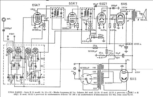 Tri Unda 53/19 ; Unda Radio; Como, (ID = 215983) Radio