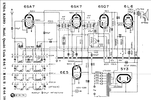 R64/10; Unda Radio; Como, (ID = 950851) Radio