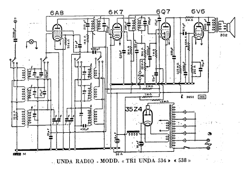 Tri Unda 534; Unda Radio; Como, (ID = 1332360) Radio