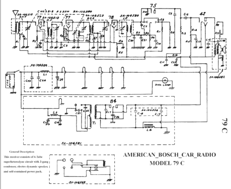 79-C ; United American (ID = 27542) Car Radio