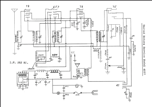 Delco 4037; United Motors (ID = 214914) Autoradio