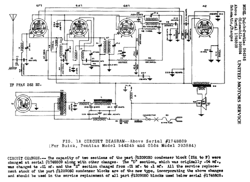 544245 Pontiac; United Motors (ID = 785204) Car Radio