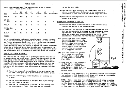 600153 Chevrolet; United Motors (ID = 786303) Car Radio