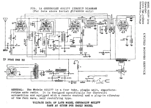 601177 Chevrolet; United Motors (ID = 787664) Car Radio