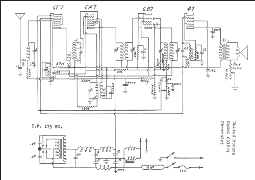 601574 Chevrolet; United Motors (ID = 214919) Car Radio