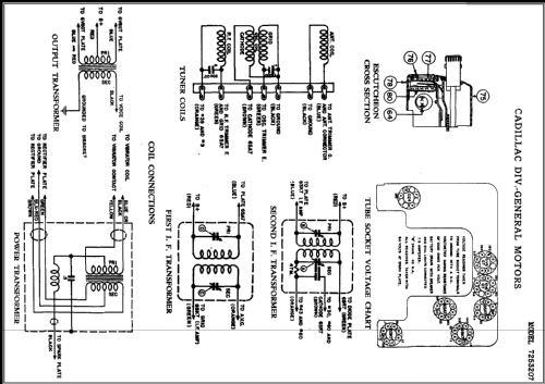 7253207 Cadillac; United Motors (ID = 453271) Car Radio