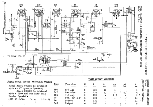 980525 Buick; United Motors (ID = 788362) Car Radio