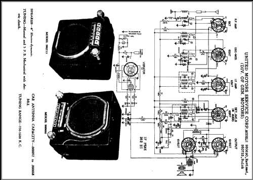 980733 Buick; United Motors (ID = 445535) Car Radio