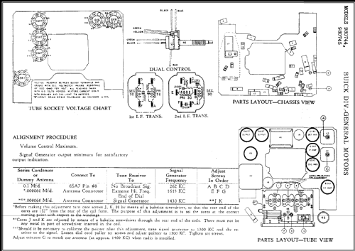 980744 Buick; United Motors (ID = 453242) Car Radio