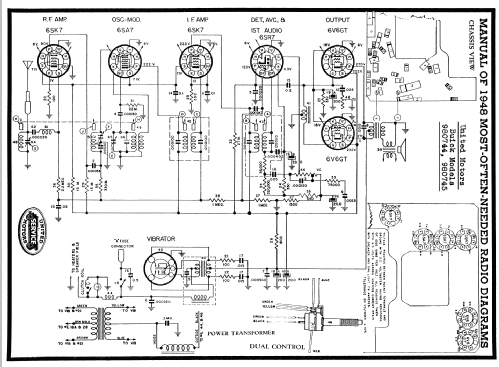 980744 Buick; United Motors (ID = 92217) Car Radio